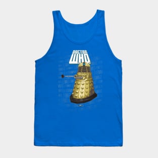 DALEK Dr. Who's Minimalist Fine Art Tank Top